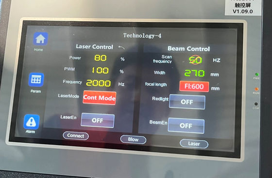 ホーム 2000w 3000w パルスファイバーレーザー洗浄機 鉄面の表面を磨くために Au3tech制御システム
