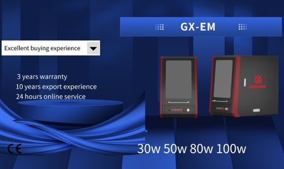 Win XP/7/8/10/11 64bit JCZ エズカド制御システム フルカバー 2D/3D 長寿命 金属および非金属用UVレーザーマークマシン