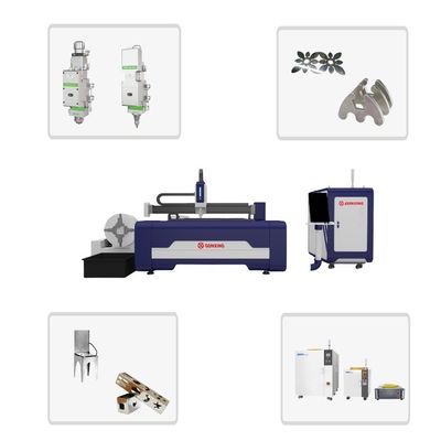 連続波 GX-HT モデル 産業用レーザー機器 3015 シート・チューブ用 CNC ファイバーレーザー切削機械 5000 KG