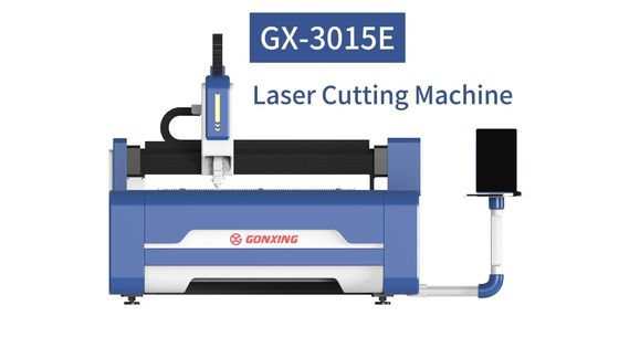 高精度GX-3015E ファイバーレーザー金属切削機械 連続波動操作と 1500W 2000W 3000W 電力