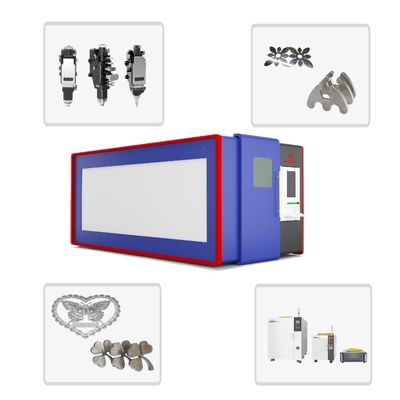 Raycus 3KW フルセーフティカバー ファイバーレーザー金属切断器 銅 цинカリングシート切断 20mm切断厚さ