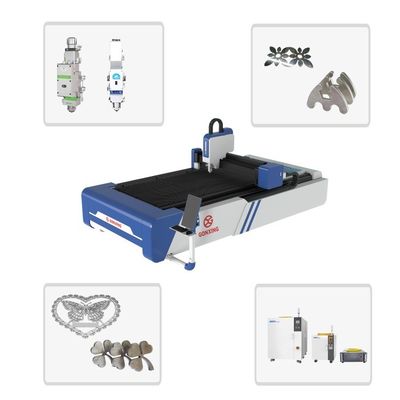 メタルシートおよびチューブ製品 処理 1500W シートファイバーレーザー切断機 Raytoolsレーザーヘッド
